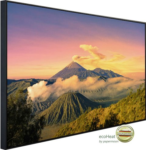 papermoon Infrarotheizung »EcoHeat - Brumo Berg Java«, Matt-Effekt - bunt