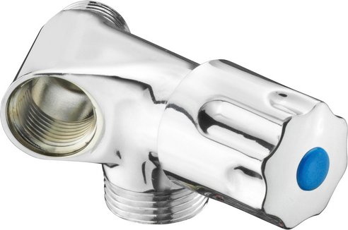 WELLWATER Einfachventil, Messing, 1/2" - silberfarben