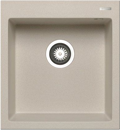 Pyramis Einbauspüle »Istros«, Granit, BxHxL: 46 x 50 cm - beige