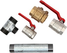 FLORAWORLD Pumpenstock, silberfarben/ beige, Länge: 40 cm - silberfarben | beige