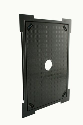 MARLEY Fliesenrahmen, Kunststoff (PVC), BxL: 23,9 cm x 34,1 cm - schwarz