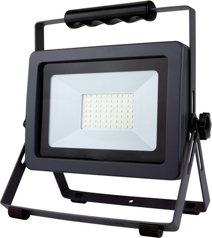 REV-Ritter Arbeitsleuchte, LED, 50 W, auf Ständer, klappbar - silberfarben