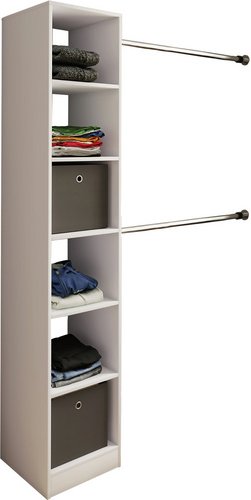 VCM Regal »Dacho«, BxHxL: 40 x 194 x 38 cm, Holzwerkstoff - weiss