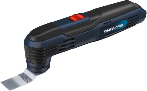 KRAFTRONIC Multifunktionswerkzeug »KT-MT 250«, 11000 - 20000 U/min, 250 W, inkl. Zubehör - schwarz | blau | orange