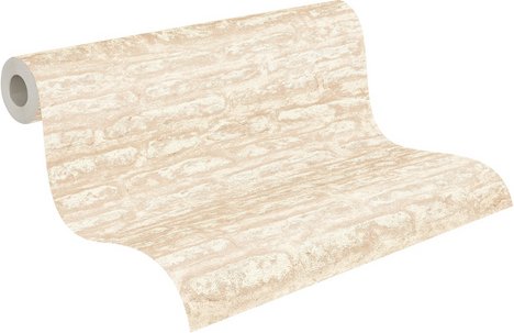 Thumbnail - A.S. Création Vliestapete, BxL: 53 x 1005 cm, beige/weiß - beige | weiss