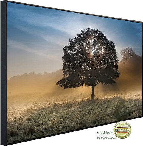 papermoon Infrarotheizung »EcoHeat - Baum in Landschaft«, Matt-Effekt - bunt