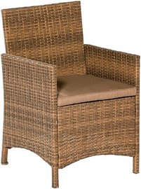 MERXX Gartensessel »Treviso«, Textil, BxHxT: 57 x 87,5 x 54 cm - braun