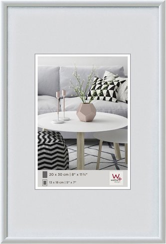 Walther Design Bilderrahmen »GALERIA«, BxL: 22,1 x 30,8 cm, weiß, Kunststoff - weiss