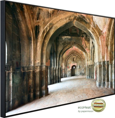 papermoon Infrarotheizung »EcoHeat - Lodi Garten in Delhi«, Matt-Effekt - bunt