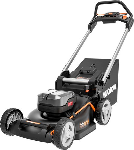 WORX Akku-Rasenmäher »WG749E«, 40 V, 4 Ah, Schnittbreite: 48 cm, mit Akku - bunt