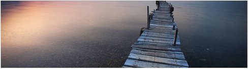 mySPOTTI Küchenrückwand »Irgendwo«, Aluverbund, Steg/Landschaften