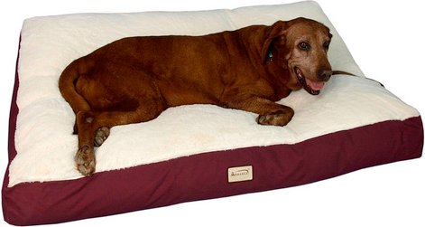 ARMARKAT Hundematte, dunkelrot/elfenbein