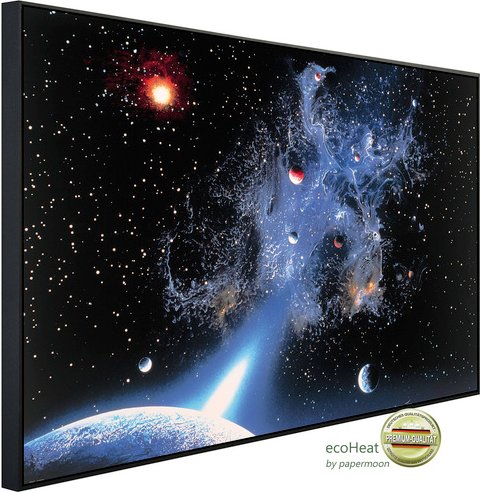 papermoon Infrarotheizung »EcoHeat - Universum«, Matt-Effekt - bunt