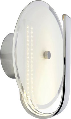 Thumbnail - NÄVE LED-Wandleuchte »Lucca«, ∅xH: 20 x 120 cm, Metall/Glas - silberfarben