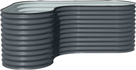 Westmann Hochbeet »Grow Faster«, BxHxT: 160 x 82 x 240 cm, Stahl - grau