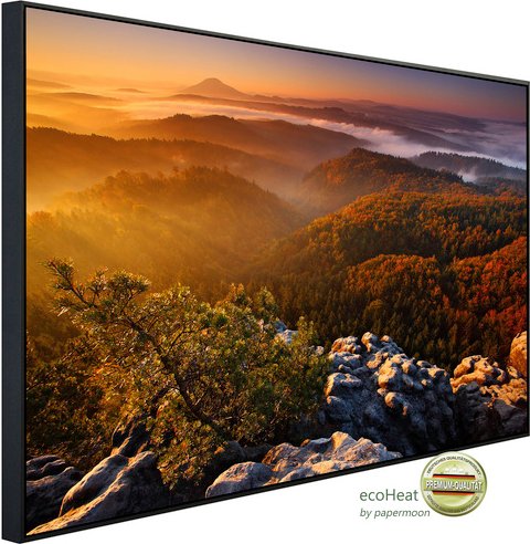 papermoon Infrarotheizung »EcoHeat - Landschaft «, Matt-Effekt - bunt