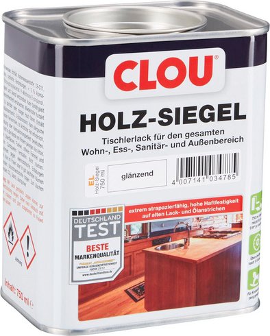 CLOU Holz-Siegel, transparent, glänzend, 0,75 l