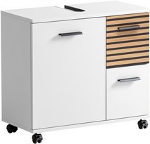 SCHILDMEYER Waschbeckenunterschrank »Katta«, BxH: 65,1 x 60 cm, mattweiß - weiss