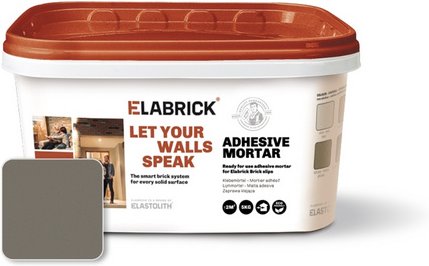 Thumbnail - ELABRICK Verblendsteinkleber, 5 kg, zementgrau