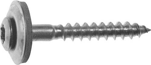 GECCO Spenglerschrauben, 4,5 mm, Edelstahl rostfrei, 200 Stk., 4,5 x 35 mm - silberfarben
