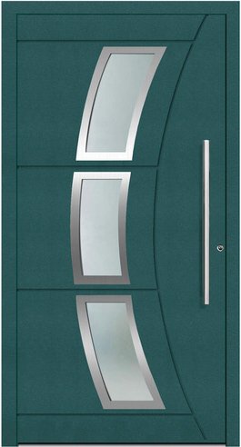 KNOCK Aluminium-Haustür »Terra Nova«, moosgrün - gruen