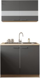 Thumbnail - RESPEKTA Pantry-Küche »Merle«, BxHxT: 100 x 200 x 200 cm, grau