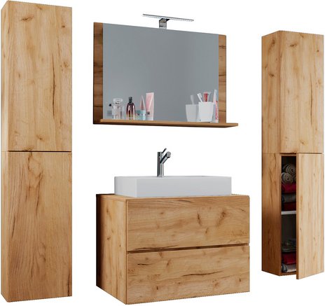 VCM Badmöbel »Lendas«, 5-teilig - beige