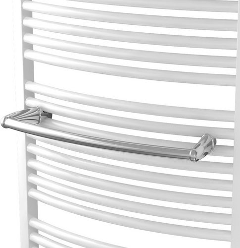 XIMAX Handtuchstange, Kunststoff, BxHxT: 10 x 5 x 45 cm - silberfarben