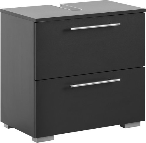 SCHILDMEYER Waschbeckenunterschrank »Carlos«, BxHxT: 60,2 x 59,1 x 35 cm - grau