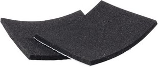 MaSys Gummi-Abschlusspad, Länge: 50mm - schwarz