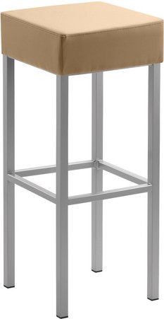 Mayer Sitzmöbel Barhocker »1123«, BxH: 34 x 82 cm, Mikrofaser, beige