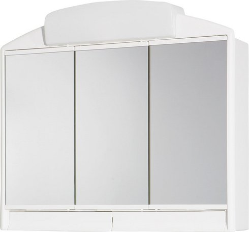 JOKEY Spiegelschrank »Rano«, 3-türig, BxH: 59 x 51 cm, beleuchtet - weiss