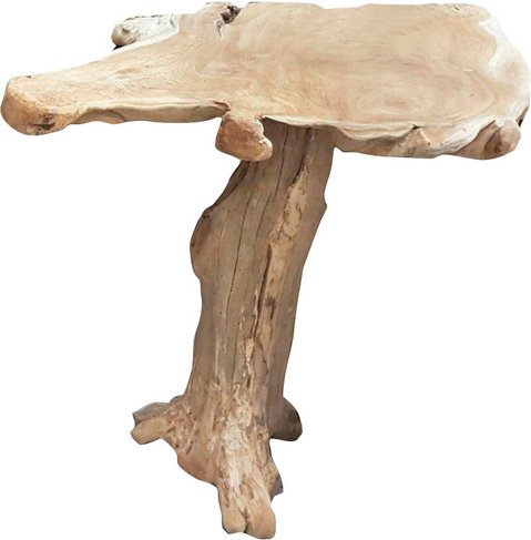 GARDEN PLEASURE Bartisch »SURGA «, Ø: 100 cm, Teakholz - braun