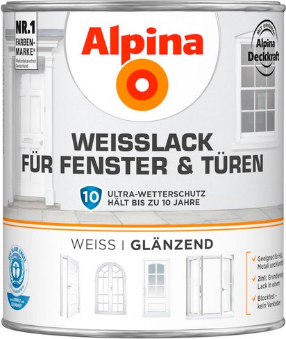 Thumbnail - ALPINA Weißlack, glänzend - weiss