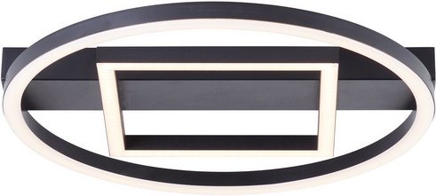 BRILLIANT LED-Deckenleuchte »Maureen«, 21W, 2310lm, 3000K, Metall/Kunststoff, schwarz