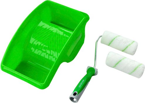 Nespoli Kleinrollerset, 10 cm, Synthetik - beige