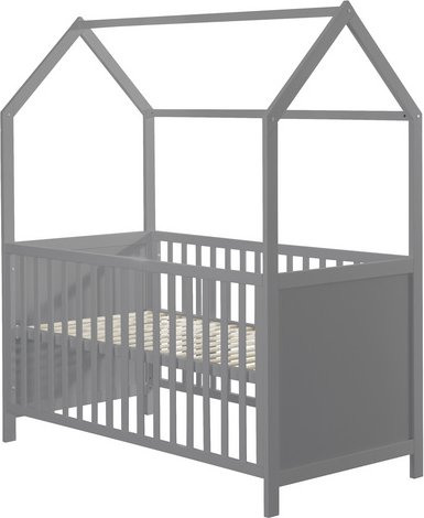 roba Babybett, (BxL): 75 cm x 143,5 cm, Holz, taupe - braun