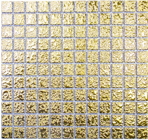 HuH Mosaik Mosaikfliese »Classic«, BxL: 30,2 x 33 cm, Wandbelag - goldfarben
