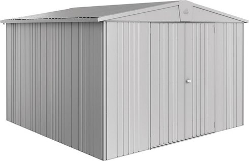 Thumbnail - BIOHORT Gerätehaus »Europa Gr. 7«, Stahl, BxHxT: 316 x 209 x 300 cm (Außenmaße inkl. Dachüberstand) - silberfarben