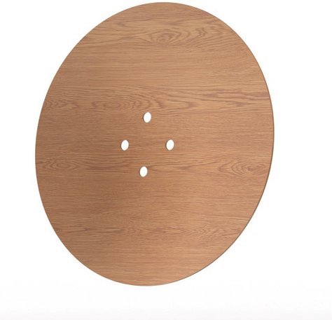 Thumbnail - DOPPLER Dekorplatte, Stahl, BxHxL: 53 x 2 x 53 - transparent