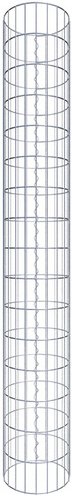 Thumbnail - Gabiona Gabionensäule, silbergrau, Maschenweite 5 cm x 10 cm - silberfarben