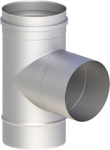 Tecnovis T-Anschluss »Zitec-San«, Ø150 mm - silberfarben