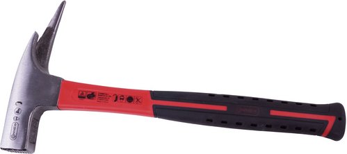 CONNEX Latthammer, 0,6 kg, rot/silberfarben/schwarz