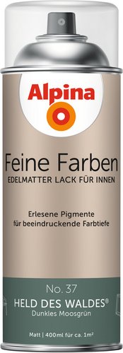 ALPINA Sprühlack »Feine Farben«, 400 ml, für ca. 1 m², grün, edelmatt - gruen