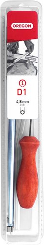 OREGON® Schärfsatz »D1«, geeignet für Sägeketten, Metall - rot