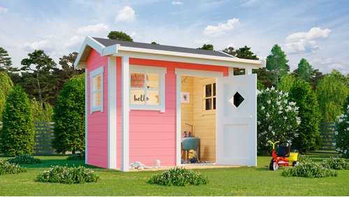 LASITA MAJA Kinderspielhaus »Pingo«, BxHxT: 200 x 188 x 120 cm, rosa