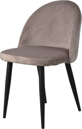 SIT Stuhl-Set »SIT&CHAIRS«, BxHxT: 49 x 79 x 52.5 cm, samt/metall - rosa