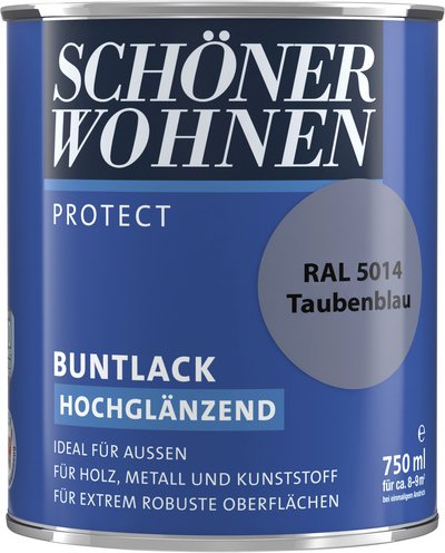 Thumbnail - SCHÖNER WOHNEN FARBE Buntlack, taubenblau , hochglänzend