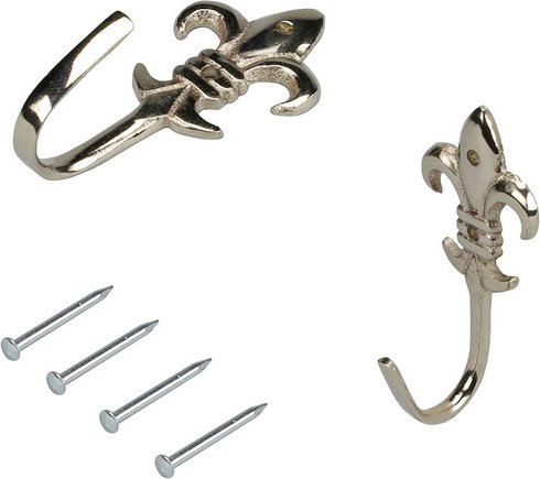 LIEDECO Raffhaken, Metall, braun