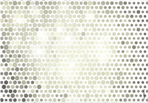 mySPOTTI Mini-Spritzschutz »Magnificant silber«, Aluverbund, Punkte